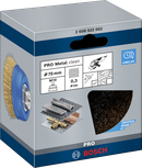 BoschPRO 金属清洁杯刷 75 毫米，适用于角磨机。