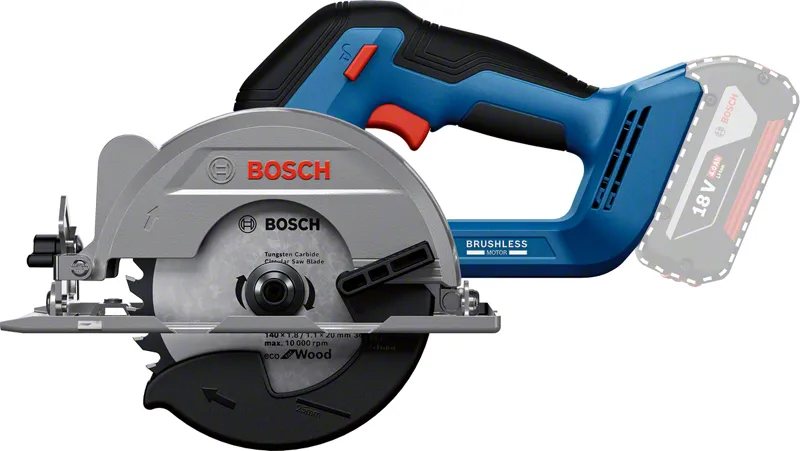 BoschGKS18V-51 无绳圆锯，用于木材切割。.