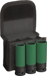 Bosch PRO 冲击套筒组 1/2" 超深 3 件。.