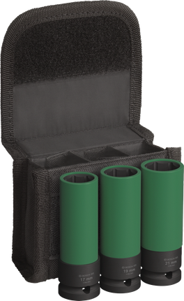 Bosch PRO 冲击套筒组 1/2" 超深 3 件。.