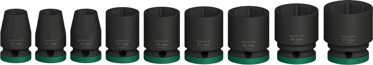 Bosch PRO 冲击套筒组 1/2 英寸，9 件。.