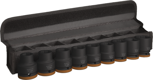 BoschPRO 冲击套筒组 3/4 英寸，每盒 9 件。.