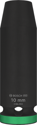 Bosch PRO 冲击套筒 1/2 英寸 10 毫米深。.