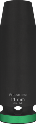 Bosch PRO 冲击套筒 1/2" 11 毫米深套筒。.