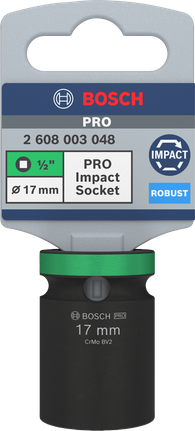 BoschPRO 冲击套筒 1/2″ 17 毫米.