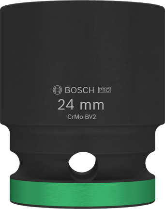 BoschPRO 冲击套筒 1/2 英寸 24 毫米，适用于扳手.
