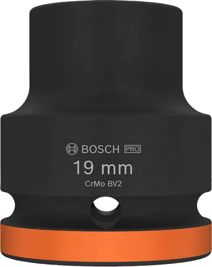 BoschPRO 冲击套筒 3/4 英寸 19 毫米，带橙色环。.