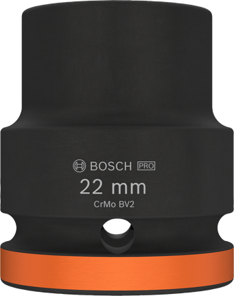 BoschPRO 冲击套筒 3/4"，22 毫米，适用于重型紧固.