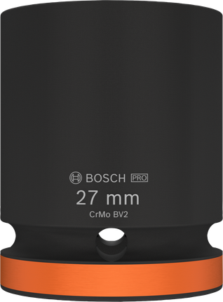 BoschPRO 冲击套筒 3/4 英寸 27 毫米，适用于重型紧固.