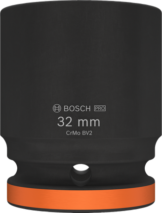 BoschPRO 冲击套筒 3/4 英寸 32 毫米，适用于重型紧固.