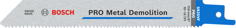 带有可变齿的Bosch PRO Metal Demolition S925VF 刀片。.