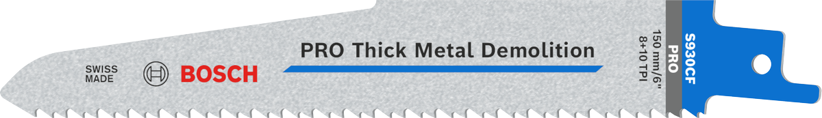 Bosch PRO 厚金属拆除 S930CF 刀片，微刃。.