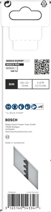 BoschPRO 多材料拆除 S610VF 刀片 150×22×1.6 毫米 5 件.