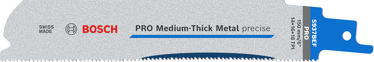 Bosch PRO 中厚金属精密 S937BEF 刀片。.