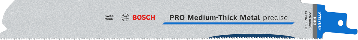 Bosch PRO 中厚金属精密 S1137BEF 刀片。.