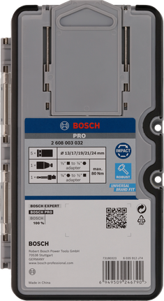 BoschPRO 冲击套筒组 1/2″ 7 件套.