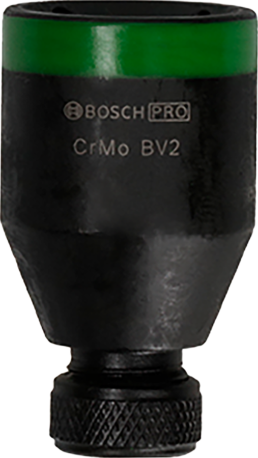 BoschPRO 冲击钻头适配器 1/2 英寸，带绿色环。.