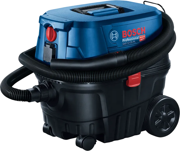 BoschGAS12-25 干湿两用吸尘器，带软管。