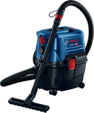 BoschGAS 15 PS 干湿分离器，带软管。