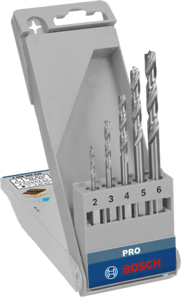 Bosch PRO 木材 HSS 尖头钻头套装 5 件。.