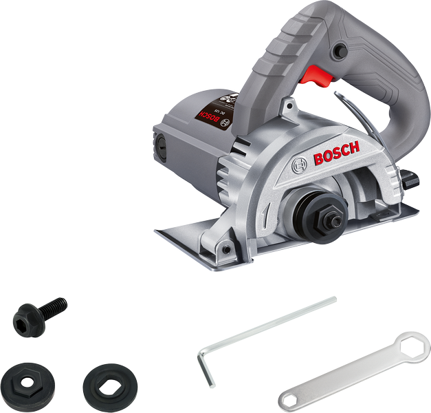 BoschDC125 墙面开槽机及其配件。.