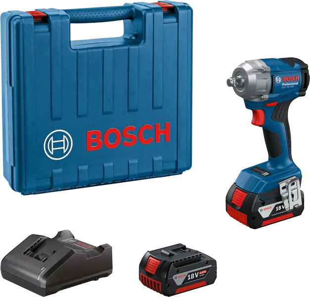 BoschGDS 18V-350 无绳冲击扳手，带盒子。.