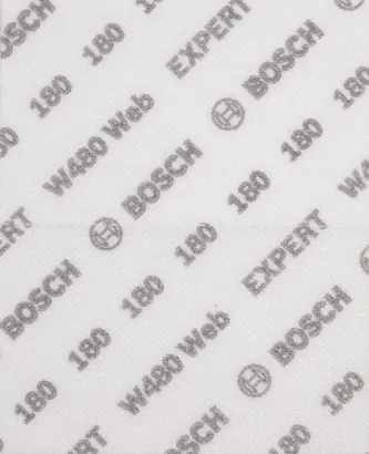 Bosch EXPERT W480 Web 1/4 手砂纸，粒度 180。.