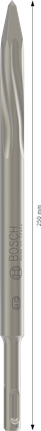 Bosch PRO SDS plus-5C 尖头凿子，长度 250 毫米。.