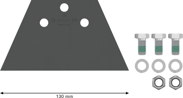 Bosch PRO SDS plus 130 毫米地板刮刀替换套件。.