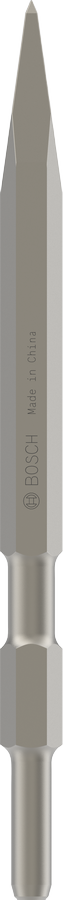 Bosch PRO HEX 17-4C 尖头凿子，280 毫米六角柄。.