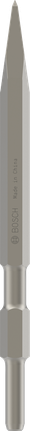 Bosch PRO HEX 17-4C 尖头凿子，280 毫米六角柄。.
