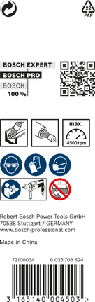 BoschPRO 金属清洁端刷 25 x 0.3 毫米.