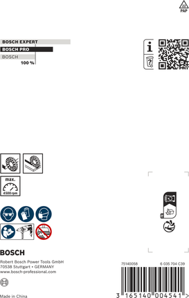 BoschPRO 金属清洁钢丝轮 100 毫米，适用于直柄。