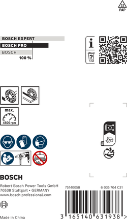BoschPRO 金属重型钢丝轮直柄 75 毫米。