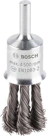 BoschPRO 金属重型刷头，带打结钢丝。