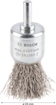 BoschPRO 不锈钢清洁端刷，25 毫米。