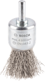 BoschPRO 不锈钢清洁端刷，直柄。
