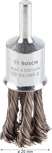 BoschPRO 不锈钢重型端刷，直柄。