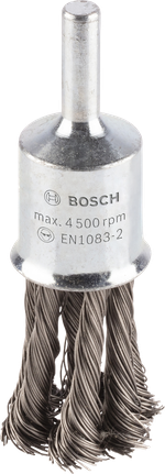 BoschPRO 不锈钢重型端刷，19 毫米。