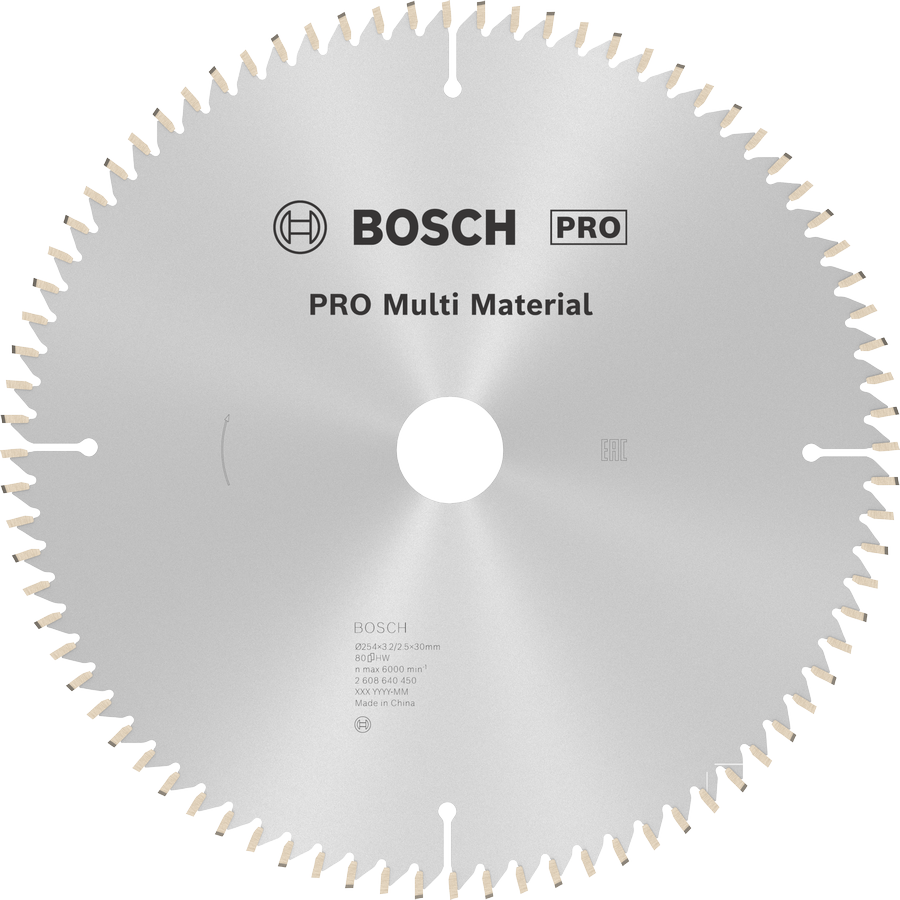 BoschPRO 多材料圆锯片，80 齿.