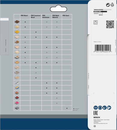 BoschPRO 多材料圆锯片 184 x 2 x 25.4 毫米.