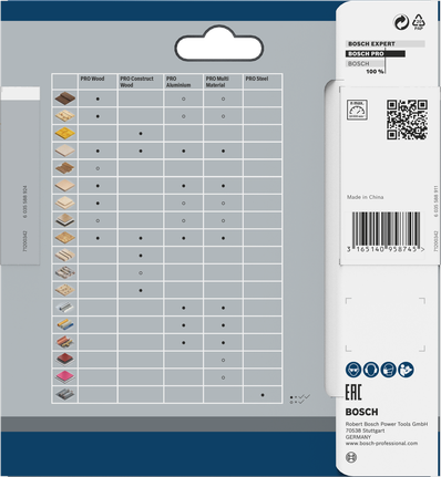 适用于无绳锯的BoschPRO 多材料圆锯片 85 毫米。