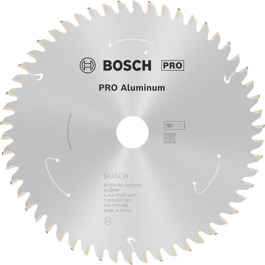 BoschPRO 铝制圆锯片，54 齿.
