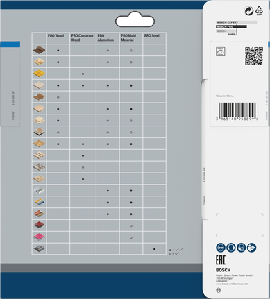 BoschPRO 铝制圆锯片 184 x 2 x 20 毫米.