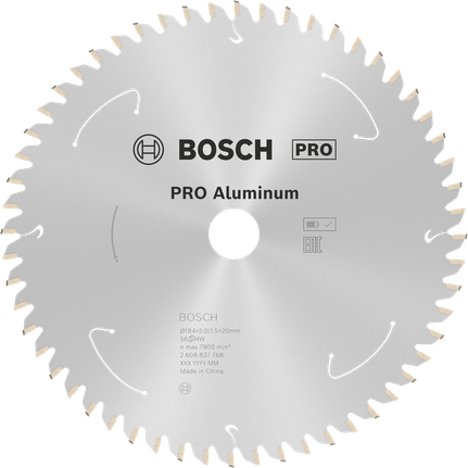 BoschPRO 铝制无绳圆锯片 184 毫米。.