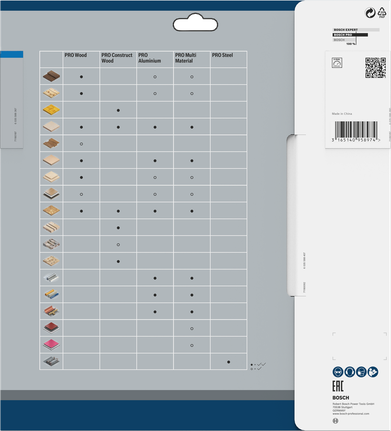 Bosch PRO 铝制圆锯片 250 x 2.4 x 30 毫米。.