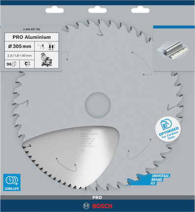 BoschPRO铝制305×2.4×30毫米锯片.