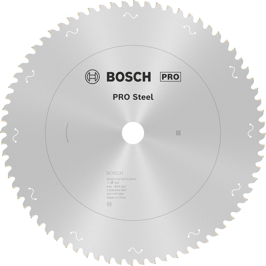 BoschPRO 钢圆锯片 305 毫米 72 齿。.