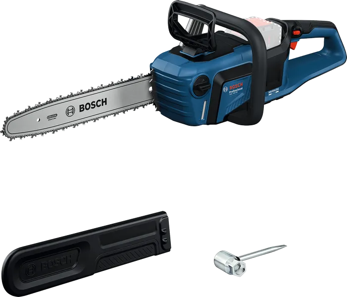 BoschGKE 18V-40 无绳链锯，带盖子和工具。.