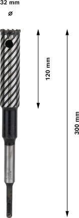 Bosch PRO SDS plus 钢筋切割机钻头直径 32 毫米。.